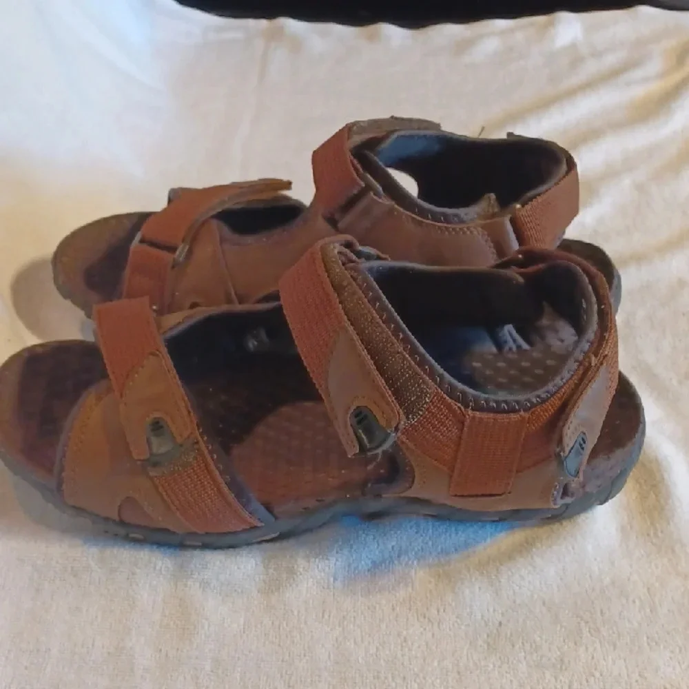 Nunn Bush Brown Walking Sandals Mens Size 12